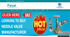 Desktop Screenshot of needlevalveindia.com